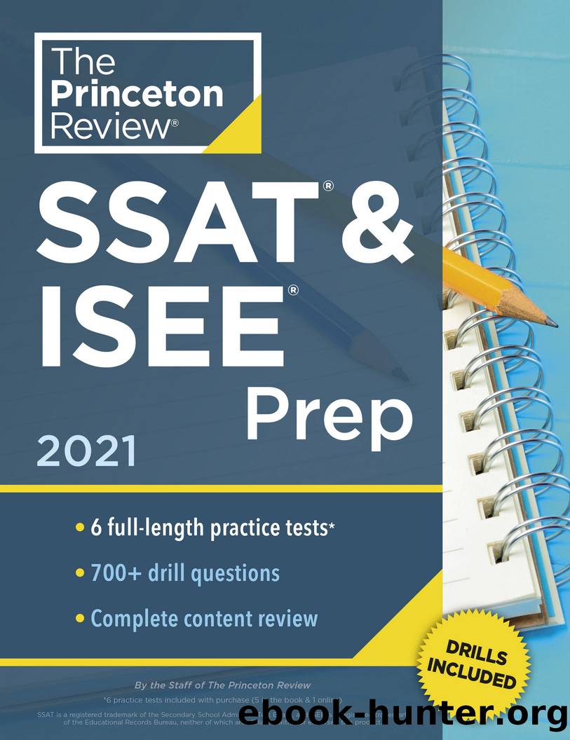 Princeton Review SSAT & ISEE Prep, 2021 by The Princeton Review