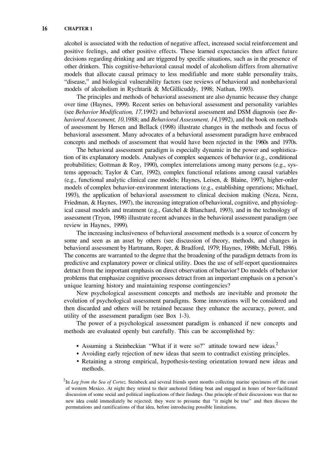 Principles and Practice of Behavioral Assessment 0306462214 by Unknown