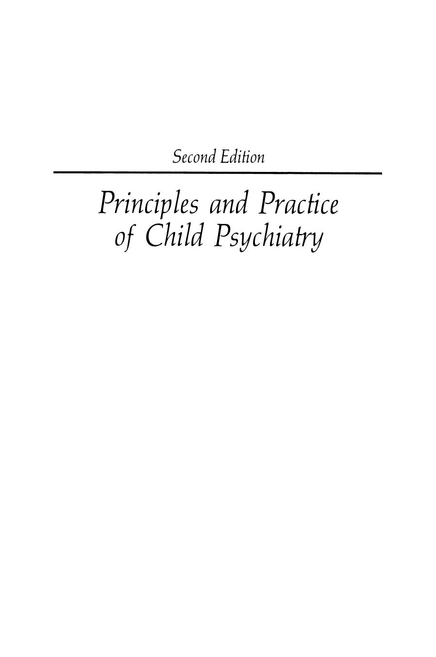 Principles and Practice of Child Psychiatry by Stella Chess M.D. Mahin Hassibi M.D. (auth.)