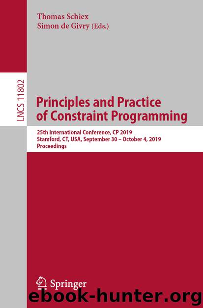 Principles and Practice of Constraint Programming by Thomas Schiex & Simon de Givry