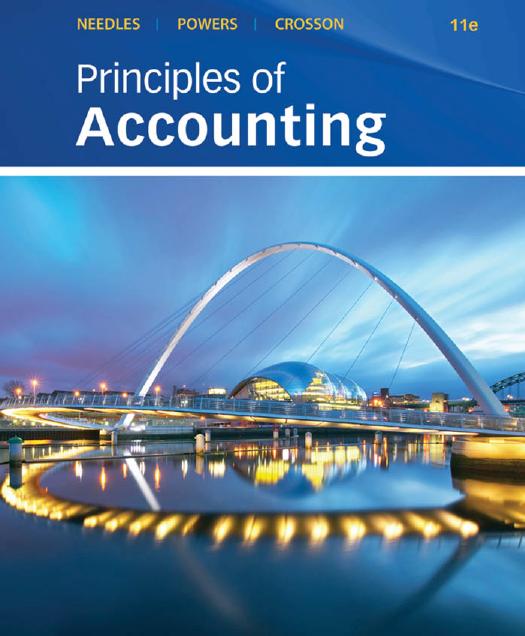 Principles of Accounting, 11th Edition by Belverd E. Needles Marian Powers Susan V. Crosson