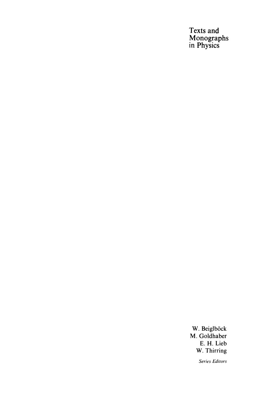 Principles of Advanced Mathematical Physics by Robert D. Richtmyer (auth.)
