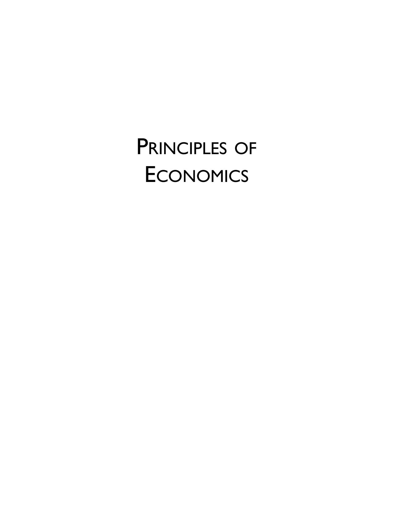 Principles of Economics by Carl Menger