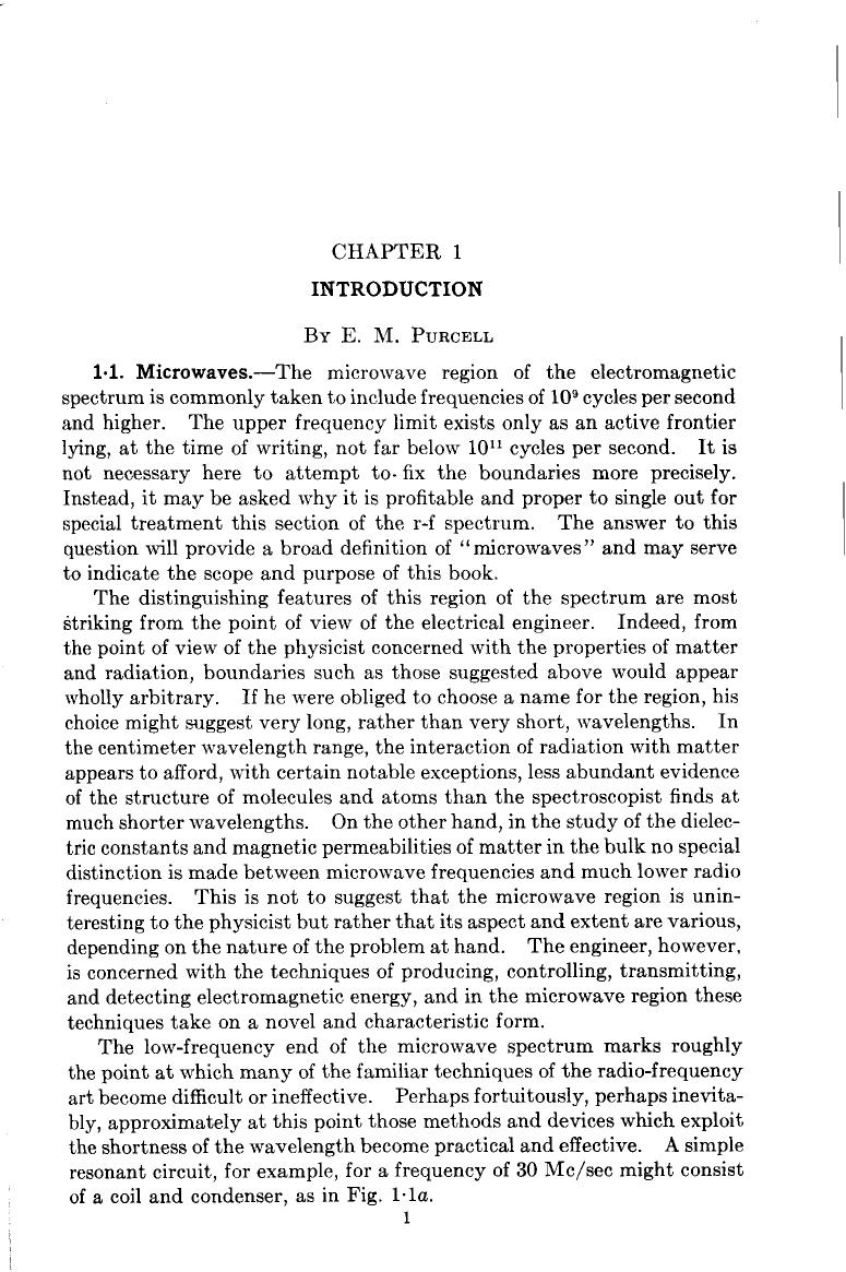 Principles of Microwave Circuits by C. G. Montgomery R. H. Dicke E. M. Purcell