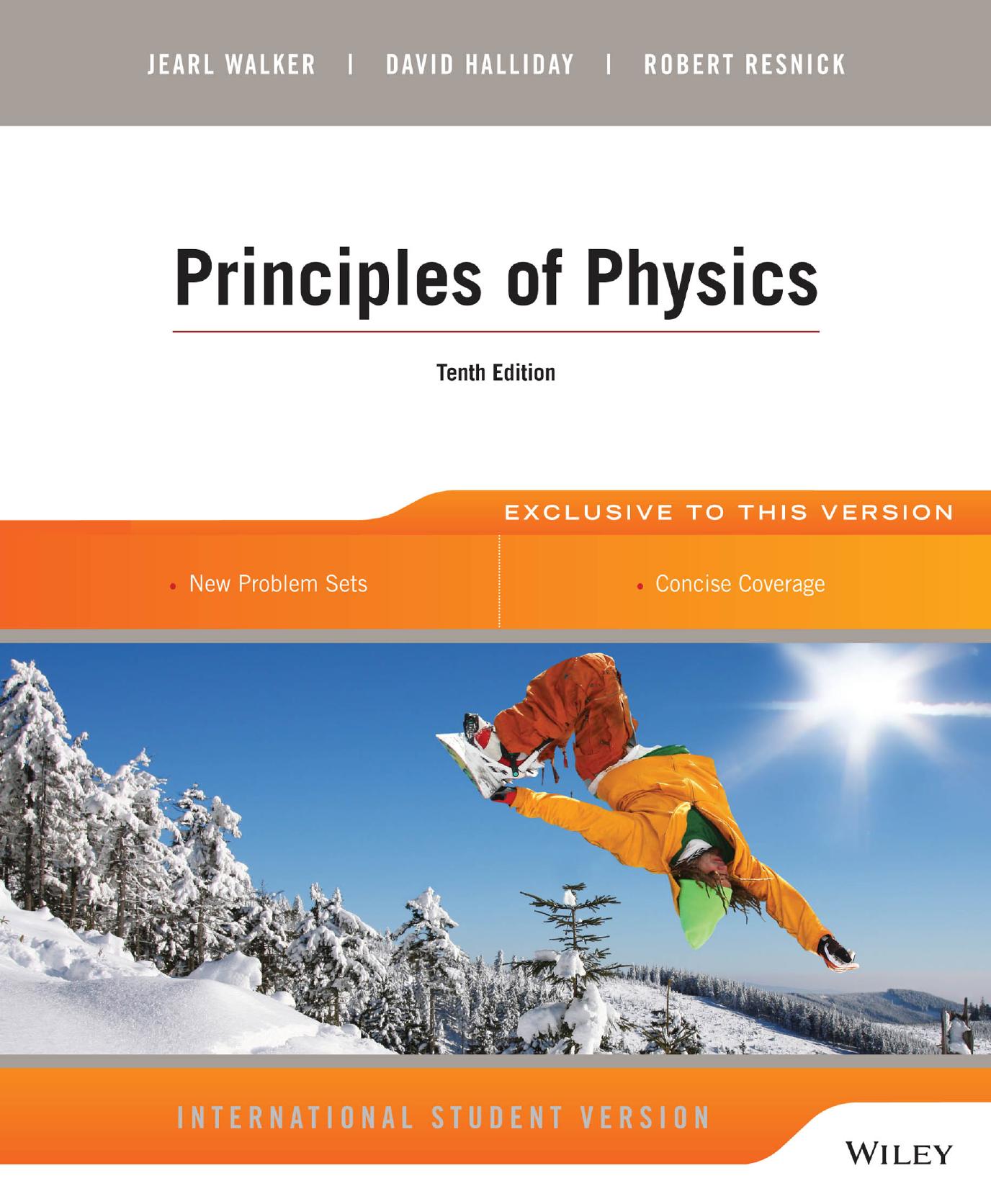 Principles of Physics, 10th Edition by Unknow