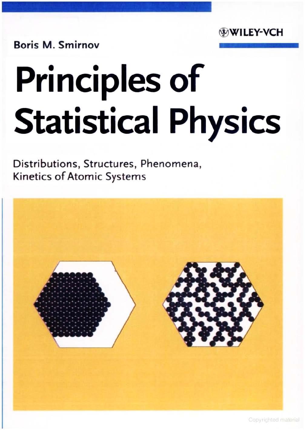 Principles of Statistical Physics by Smirnov B. M