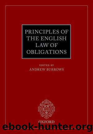 Principles of the English Law of Obligations by Burrows Andrew;