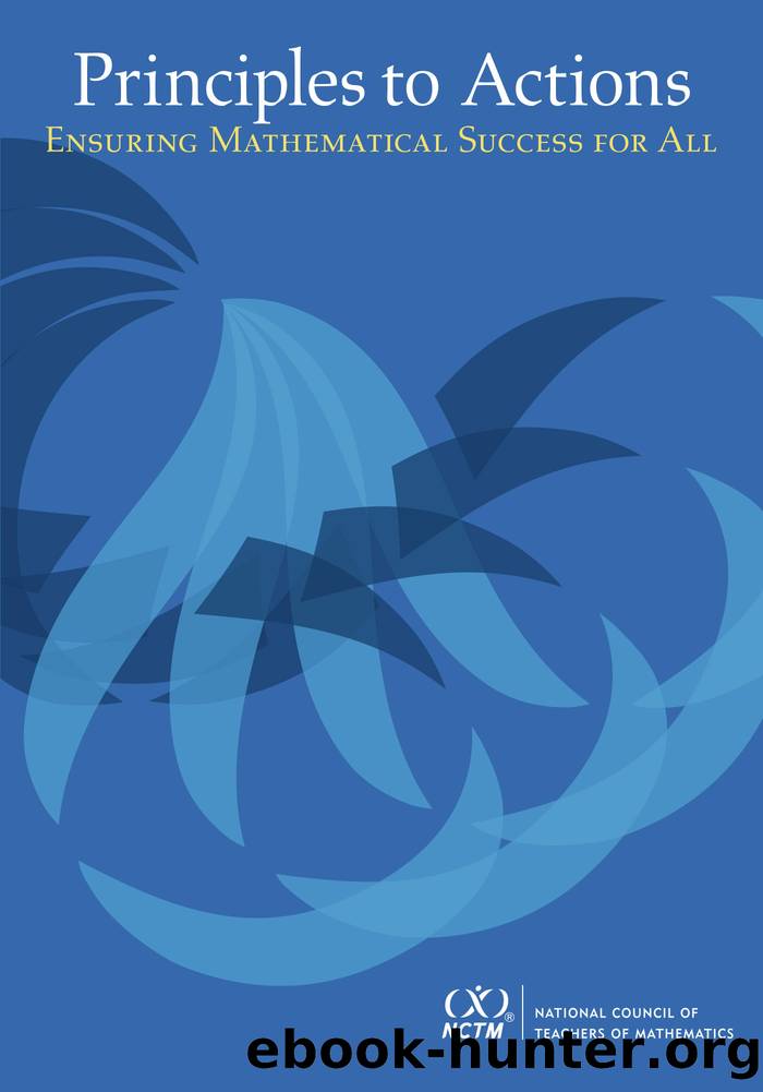 Principles to Actions by National Council of Teachers of Mathematics