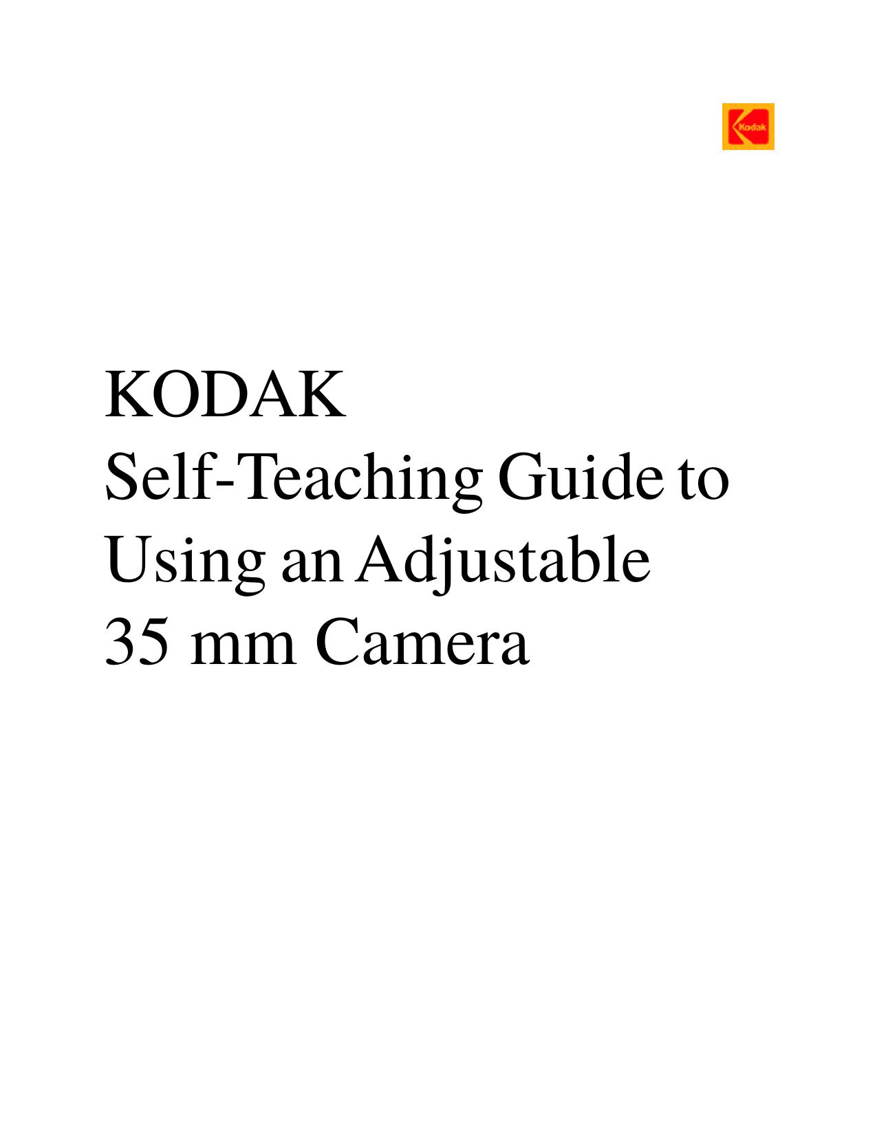Print by Self-Teaching Guide to Using an Adjustable 35mm Camera