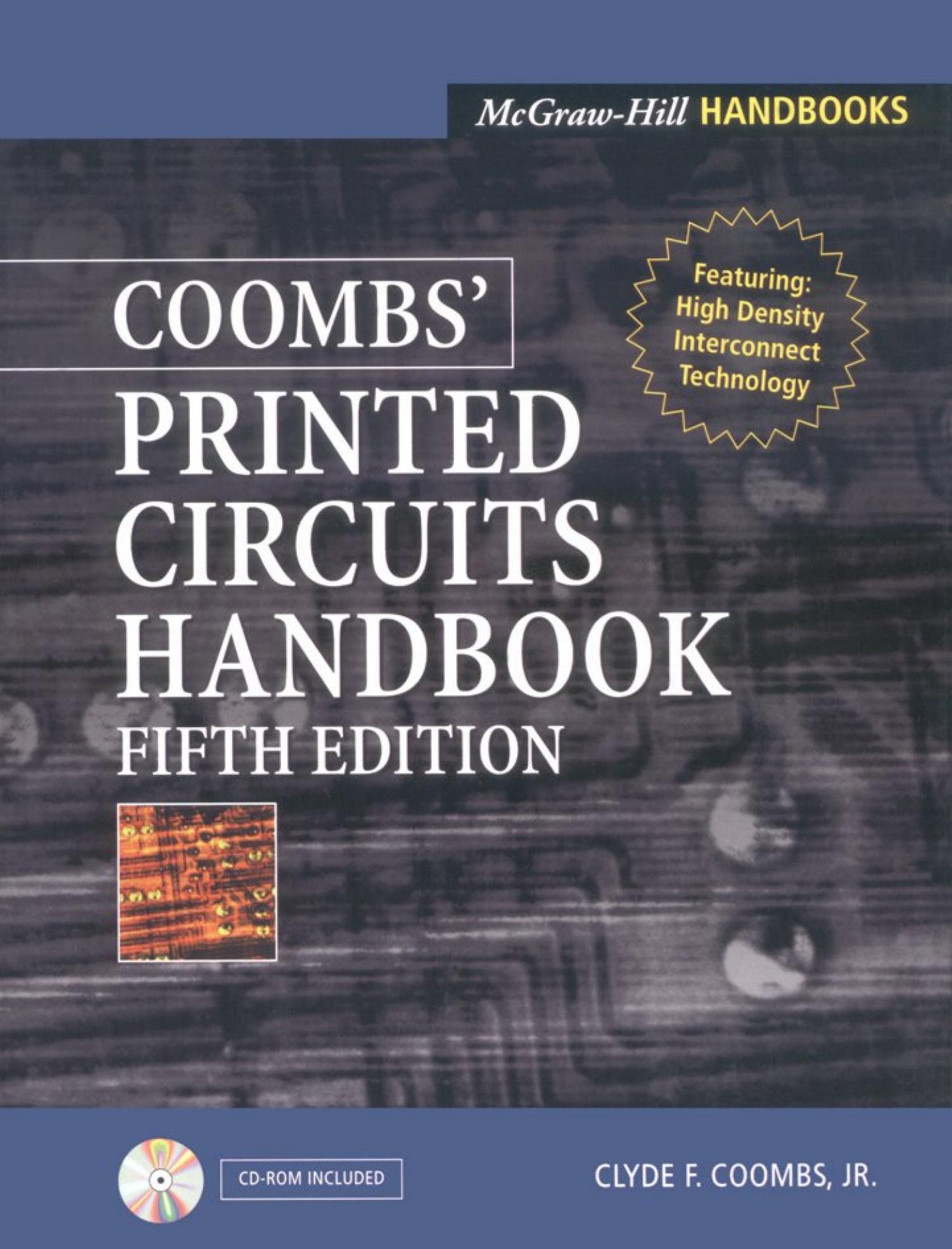 Printed Circuits Handbook - Fifth Edition by Clyde F. Coombs & Jr. & editor