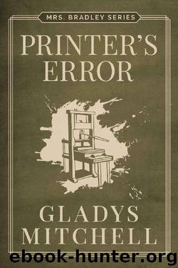 Printer's Error by Gladys Mitchell