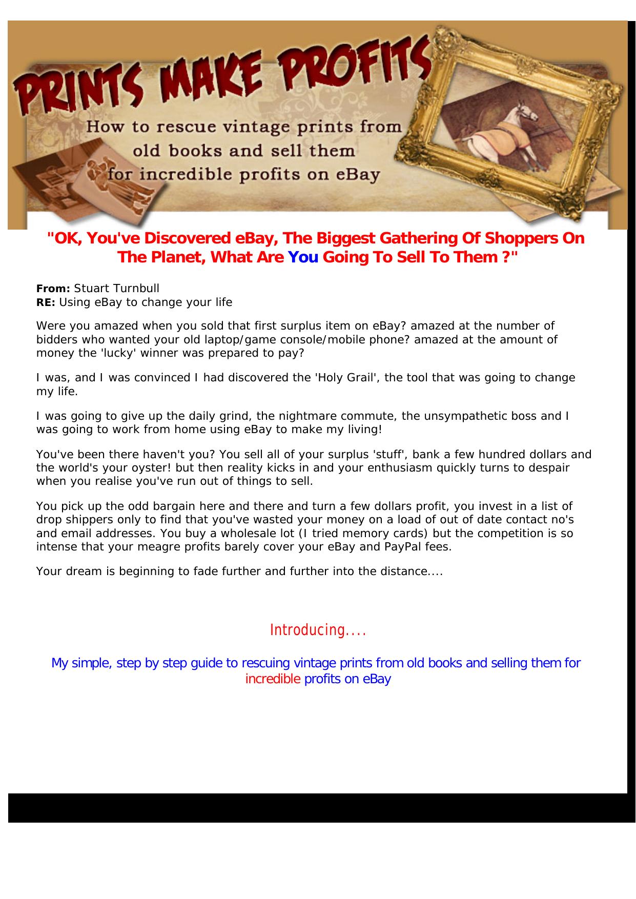 Prints Make Profits. by Best of Kuszter's Collection