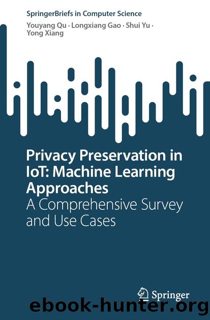 Privacy Preservation in IoT: Machine Learning Approaches by Youyang Qu & Longxiang Gao & Shui Yu & Yong Xiang