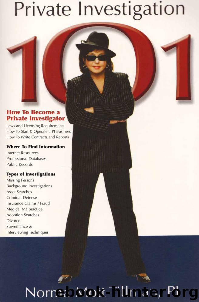 Private Investigation 101 by Norma M. Tillman