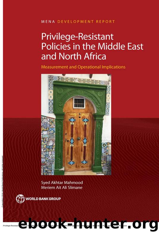 Privilege-Resistant Policies in the Middle East and North Africa : Measurement and Operational Implications by Syed Akhtar Mahmood; Meriem Ait Ali Slimane