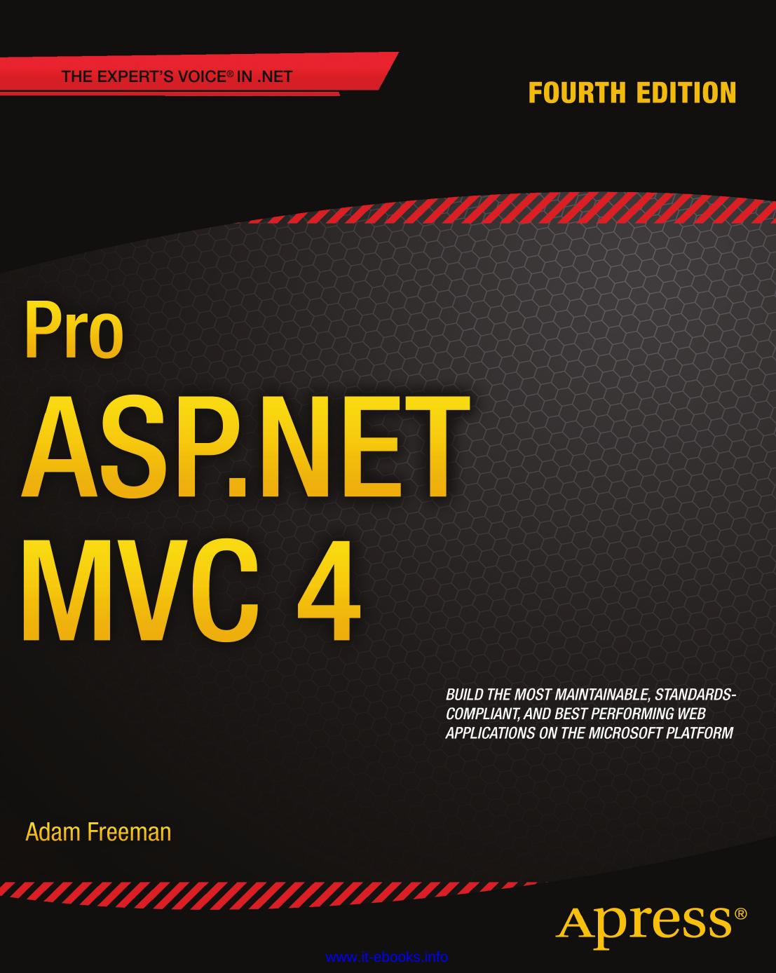 Pro ASP.NET MVC 4, 4th Edition by Adam Freeman