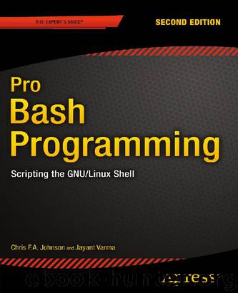 Pro Bash Programming by Varma Jayant