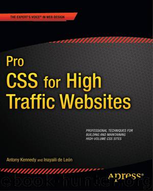 Pro CSS for High Traffic Websites by Antony Kennedy Inayaili de León