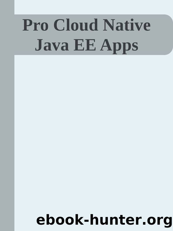 Pro Cloud Native Java EE Apps by 2022