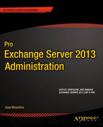 Pro Exchange Server 2013 Administration by Jaap Wesselius
