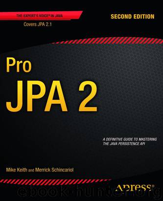 Pro JPA 2 by Mike Keith & Merrick Schincariol