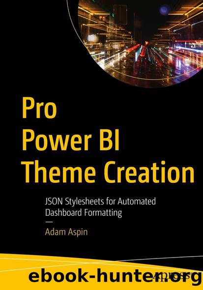 Pro Power BI Theme Creation: JSON Stylesheets for Automated Dashboard Formatting by Adam Aspin