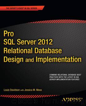 Pro SQL Server 2012 Relational Database Design and Implementation by Louis Davidson & Jessica M. Moss