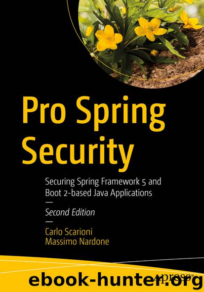 Pro Spring Security by Carlo Scarioni & Massimo Nardone