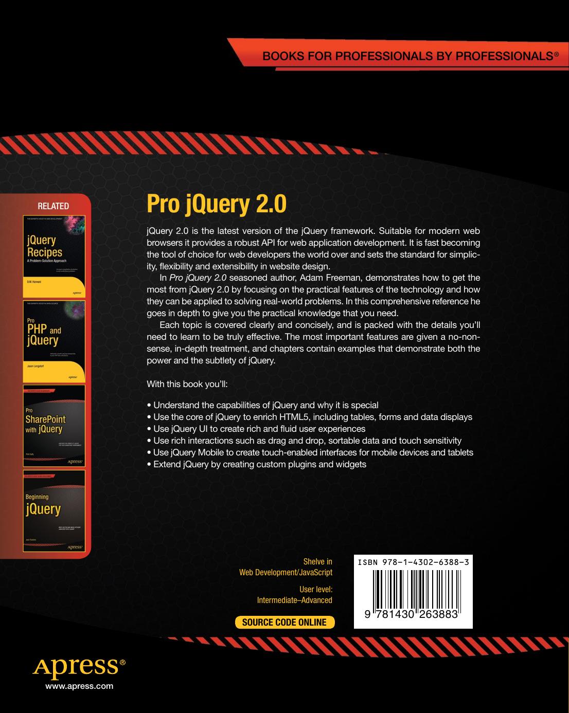 Pro jQuery 2.0 by Adam Freeman