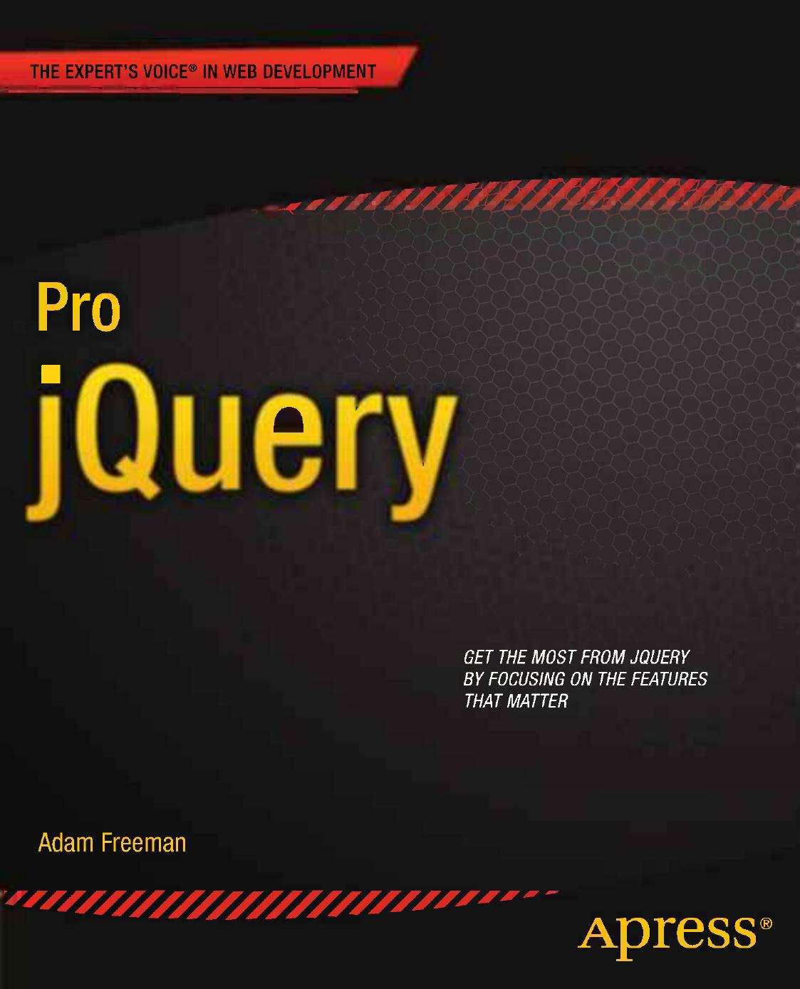 Pro jQuery by Adam Freeman (auth.)