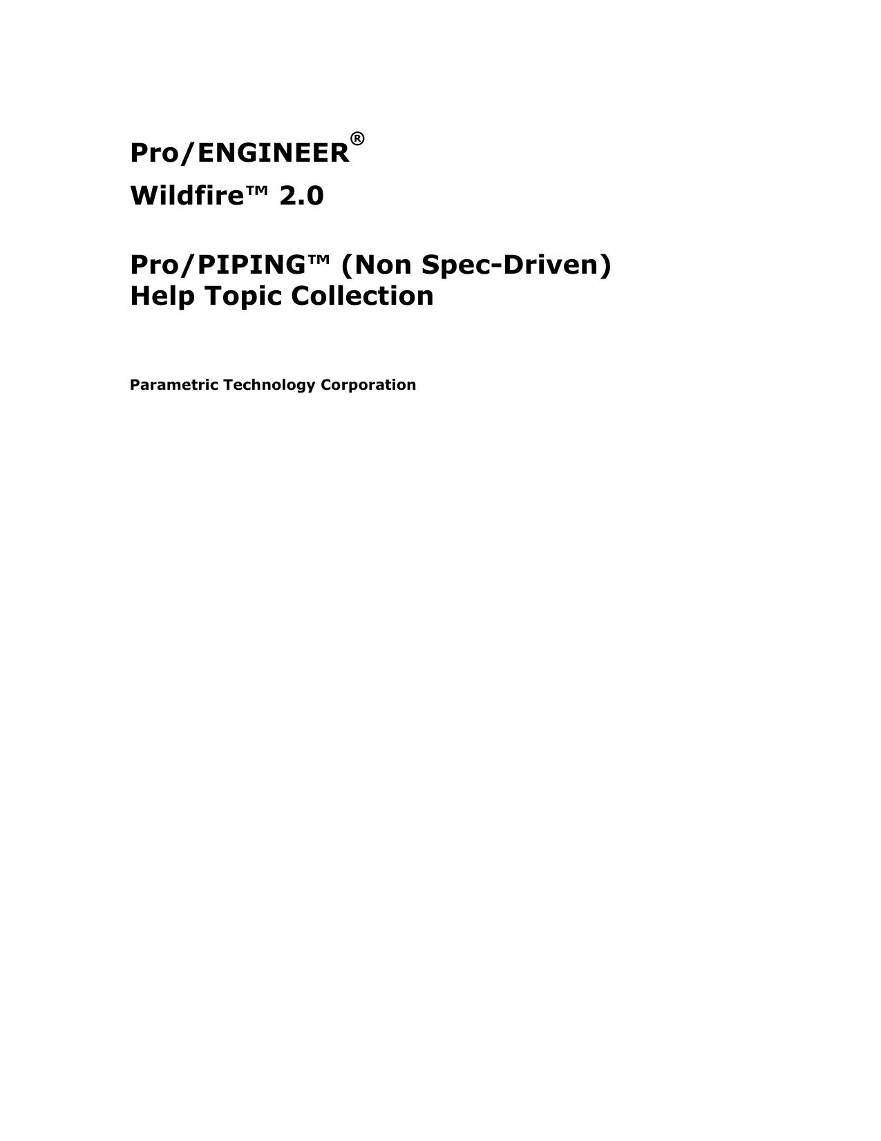 ProPIPING (Non Spec-Driven) Help Topic Collection by Unknown