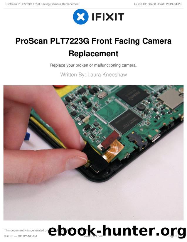 ProScan PLT7223G Front Facing Camera Replacement by Unknown