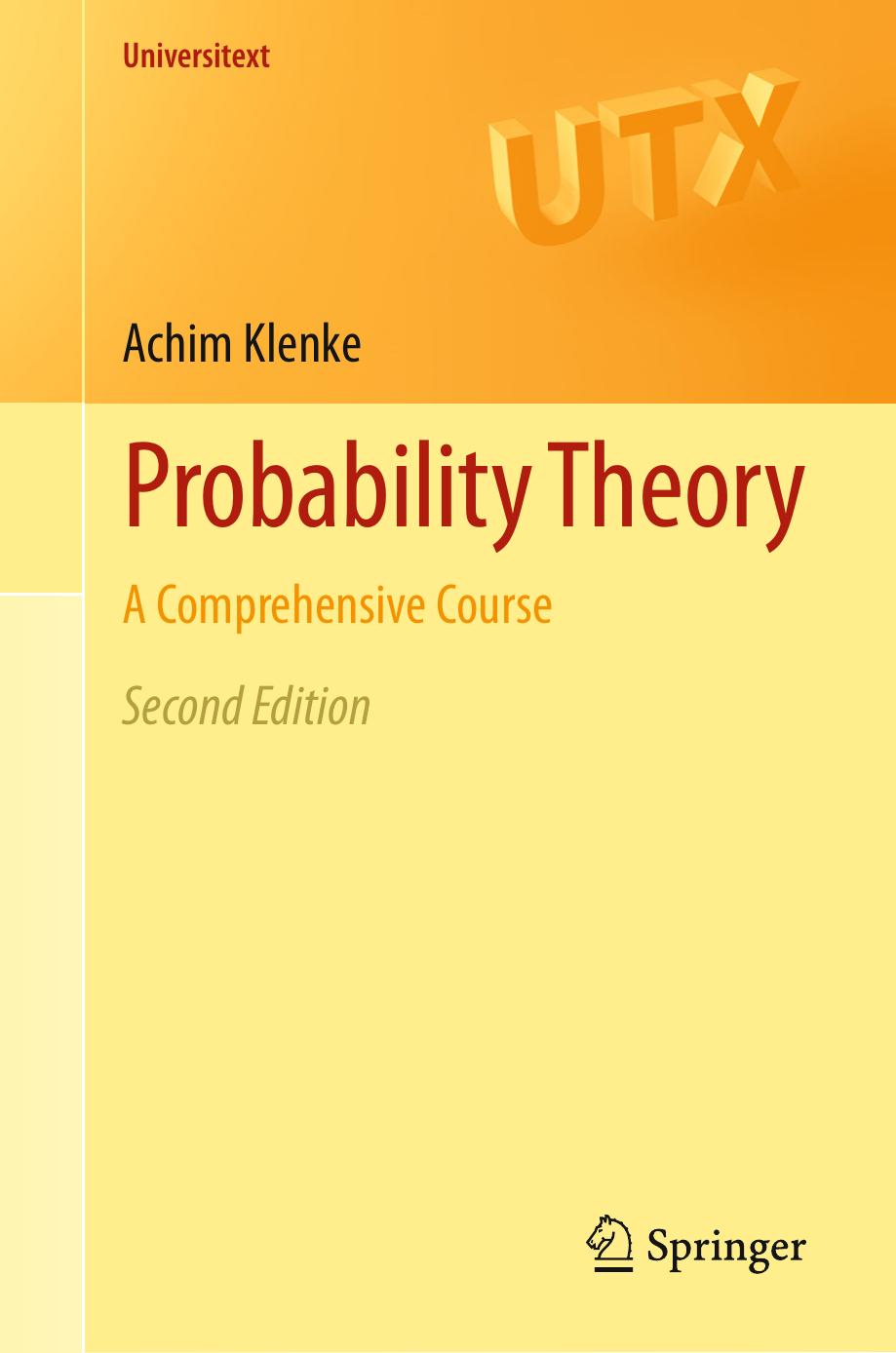Probability Theory by Achim Klenke