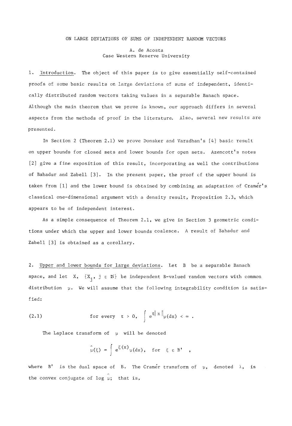 Probability in Banach Spaces V: Proceedings of the International Conference held in Medford, USA, July 16â27, 1984 by unknow