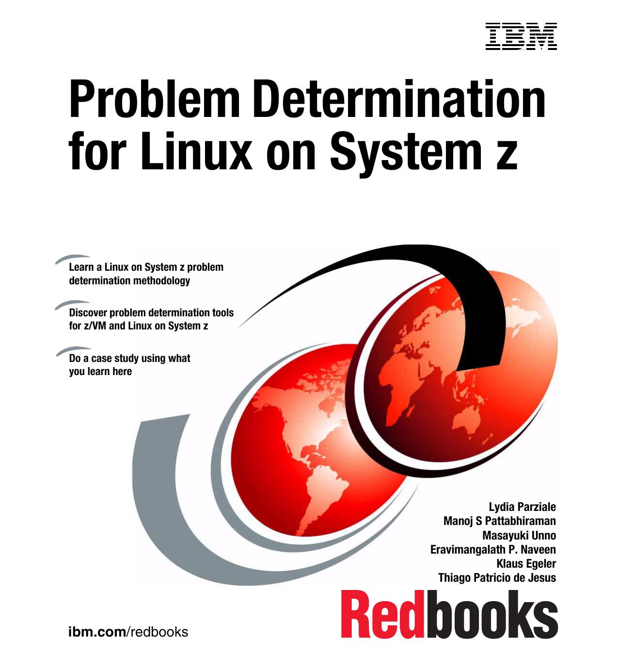 Problem Determination for Linux on System Z by unknow