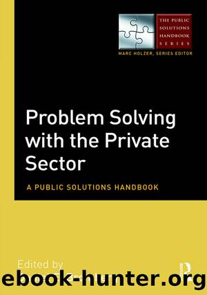 Problem Solving with the Private Sector by Unknown