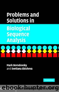 Problems and Solutions in Biological Sequence Analysis by Unknown