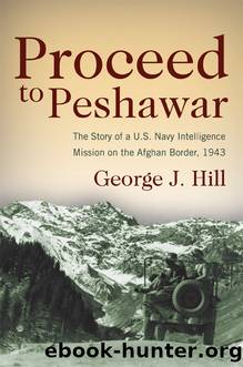 Proceed to Peshawar by Hill George;