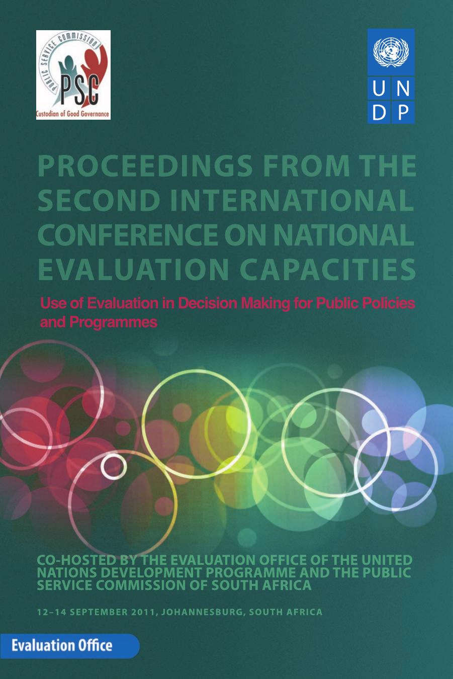 Proceedings from the 2nd International Conference on National Evaluation Capacities : Use of Evaluation in Decision Making by various authors