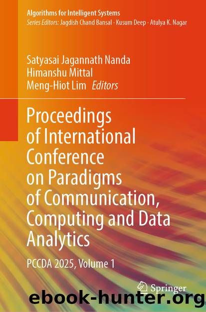 Proceedings of International Conference on Paradigms of Communication, Computing and Data Analytics by Unknown
