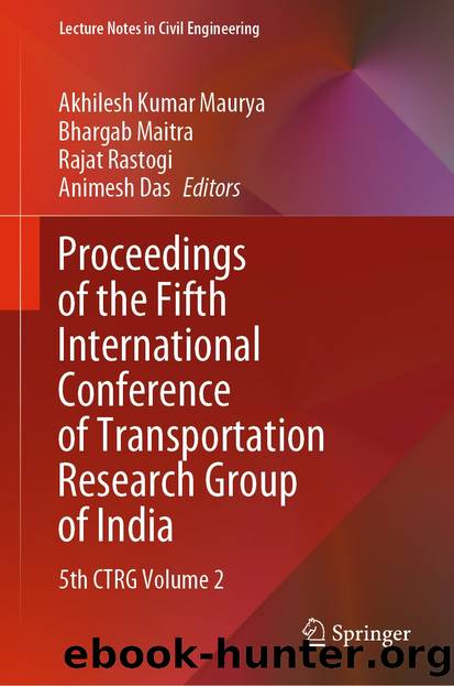 Proceedings of the Fifth International Conference of Transportation Research Group of India by Unknown