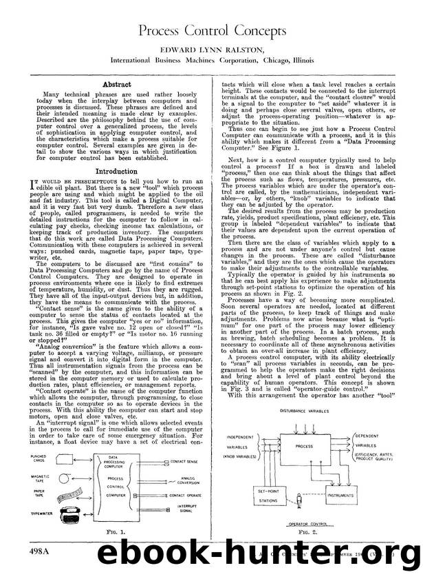 Process control concepts by Unknown