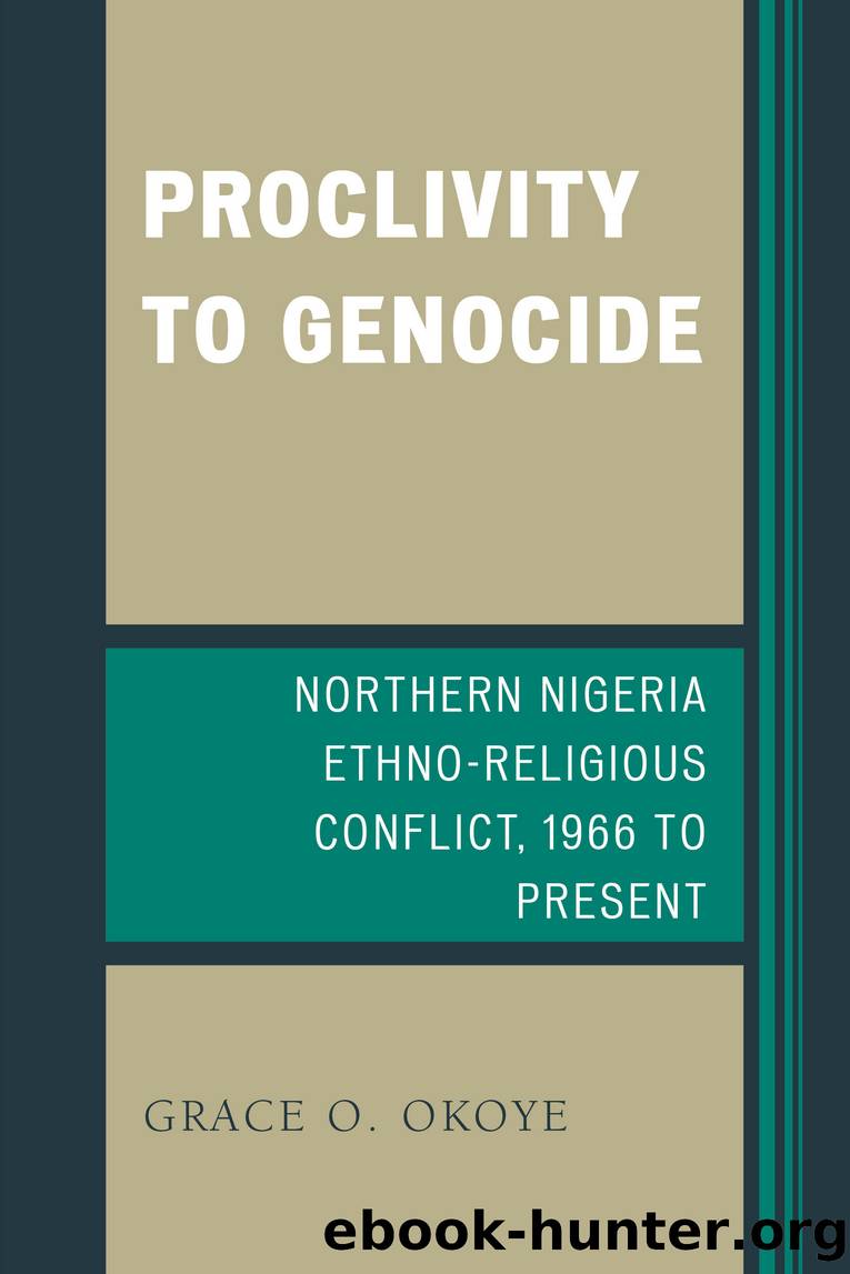 Proclivity to Genocide by Okoye Grace O.;