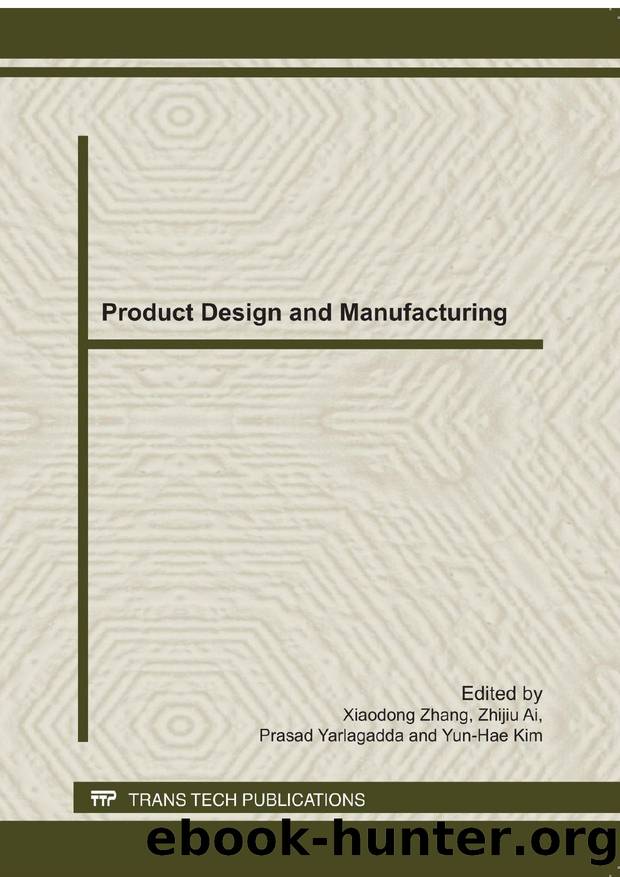 Product Design and Manufacturing by Zhang Xiaodong