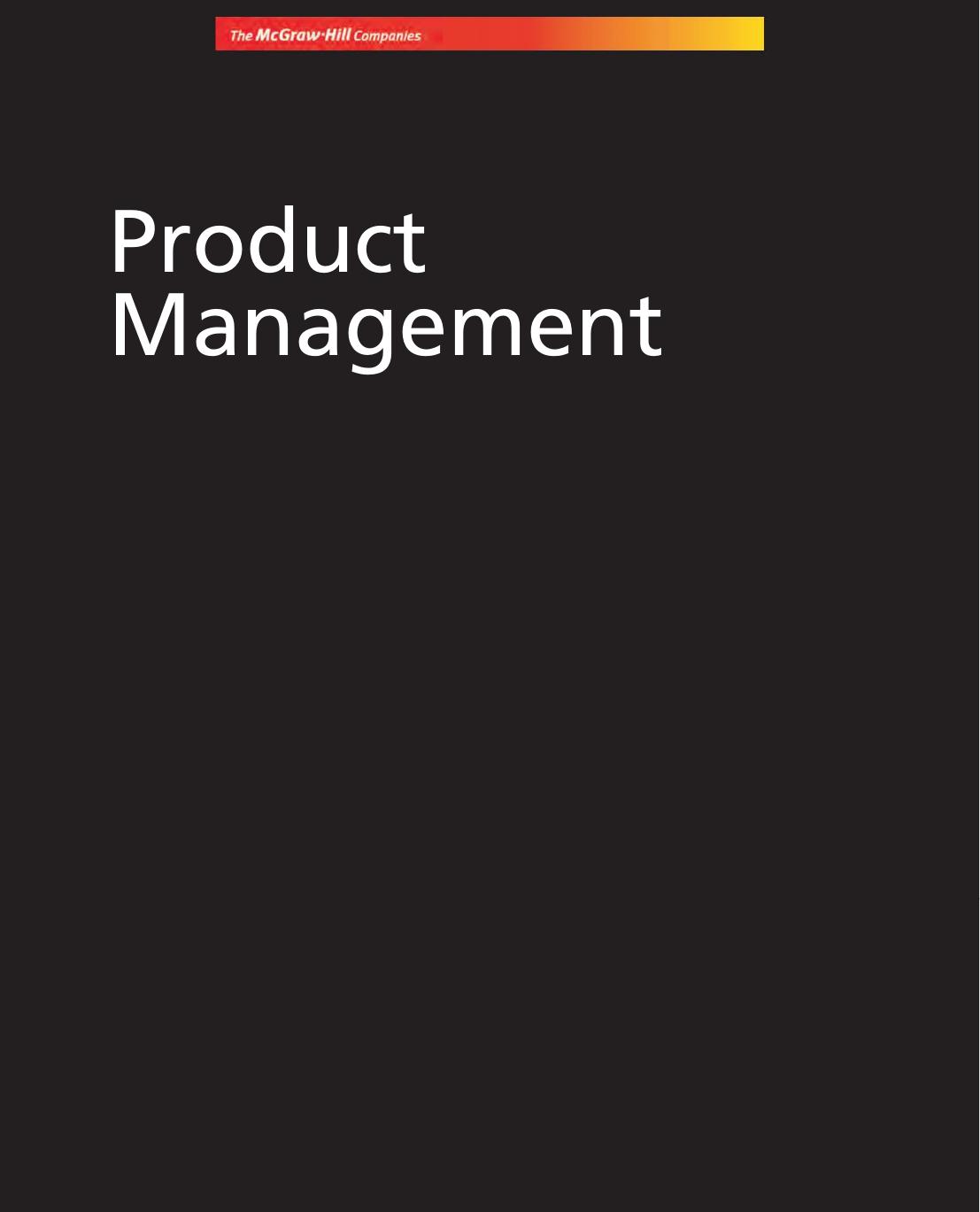Product Management by Donald Lehmann Russell Winer