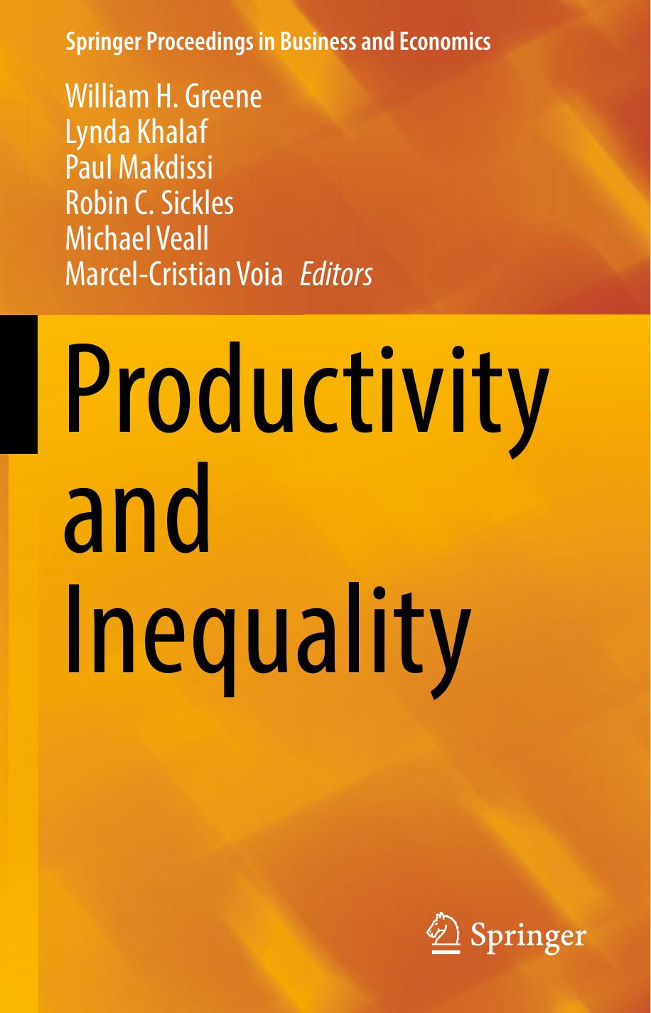 Productivity and Inequality by unknow
