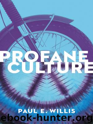 Profane Culture by Willis Paul E Willis Paul E