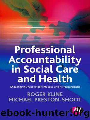 Professional Accountability in Social Care and Health by Roger Kline Michael Preston-Shoot