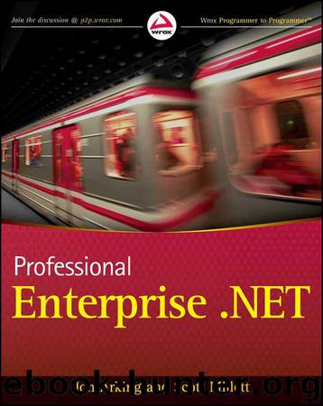 Professional Enterprise .NET by Jon Arking & Scott Millett