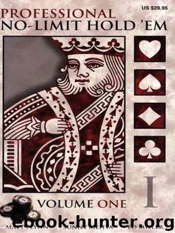 Professional No-Limit Hold 'em: Volume I by Flynn Matt & Mehta Sunny & Miller Ed